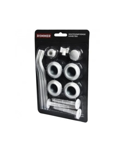 Комплект д/радиатора 3/4 + 3 кронштейна ROMMER 